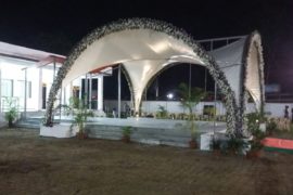 arched shape canopy